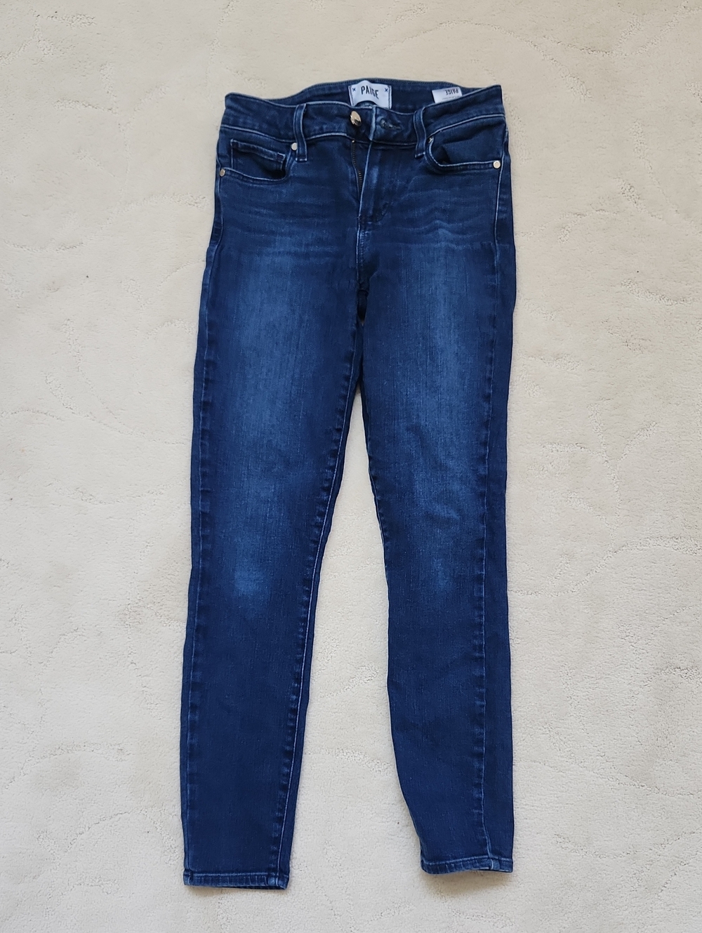 PAIGE Indigo High-Rise Skinny Jeans